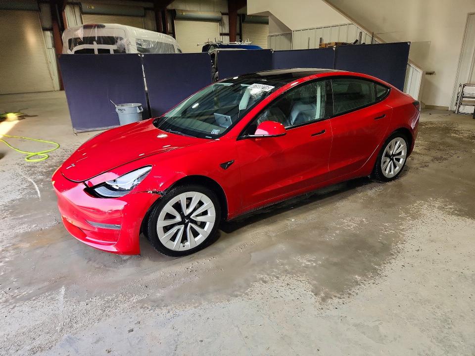 2022 TESLA MODEL 3 — VIN 5YJ3E1EA2NF291180