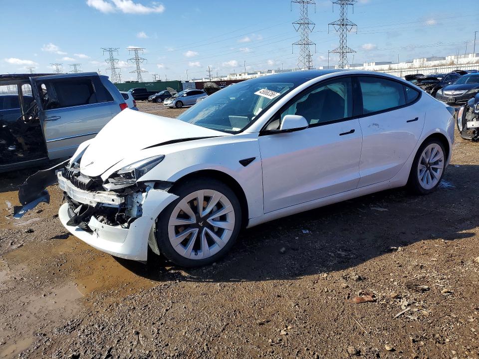 2021 TESLA MODEL 3 — VIN 5YJ3E1EA7MF922200
