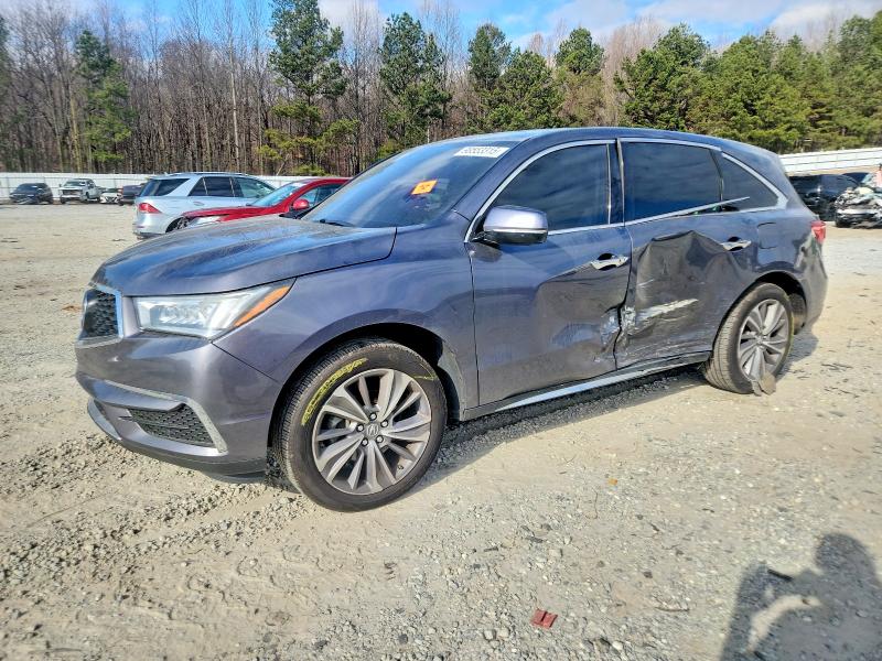 2018 ACURA MDX TECHNO — VIN 5J8YD3H75JL007151