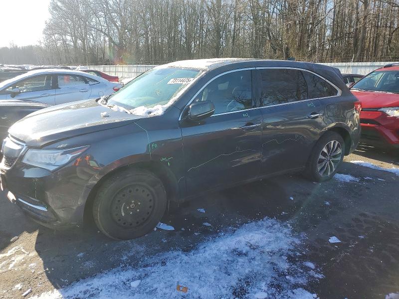 2016 ACURA MDX TECHNO — VIN 5FRYD4H44GB024401