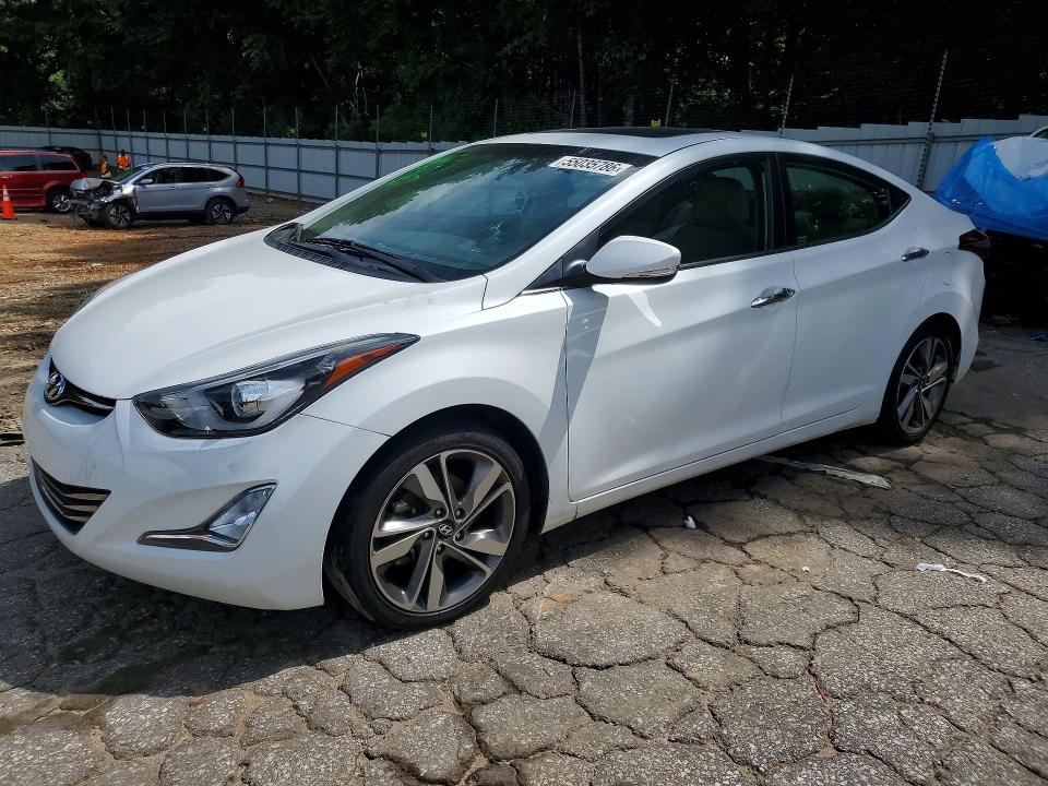 2016 HYUNDAI ELANTRA — VIN 5NPDH4AE1GH737443