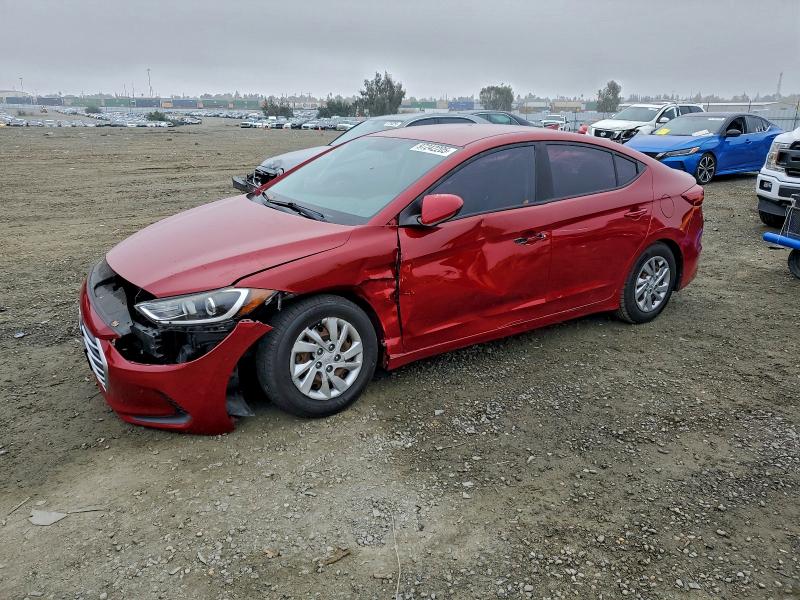 2017 HYUNDAI ELANTRA — VIN KMHD74LF2HU119348
