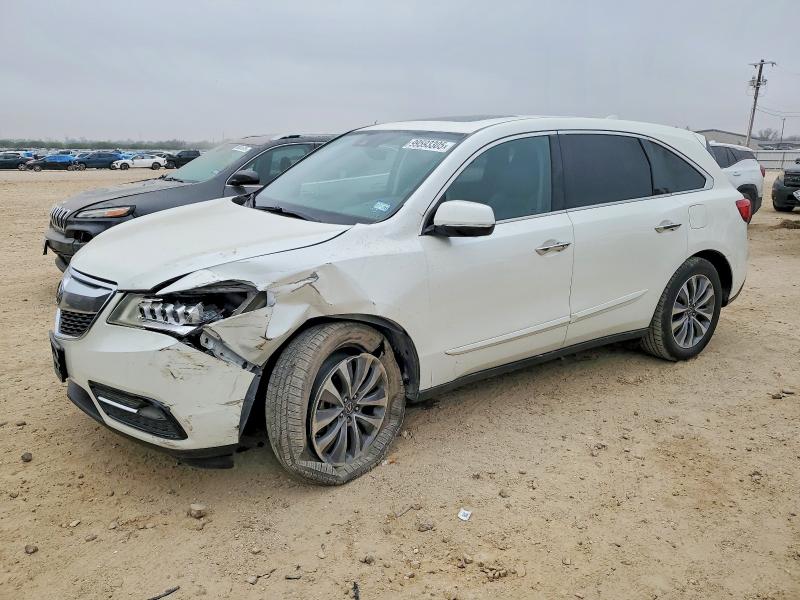 2016 ACURA MDX TECHNO — VIN 5FRYD3H47GB003682