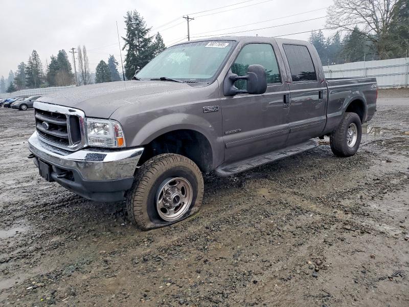 2002 FORD F250 SUPER — VIN 1FTNW21F02EC37080