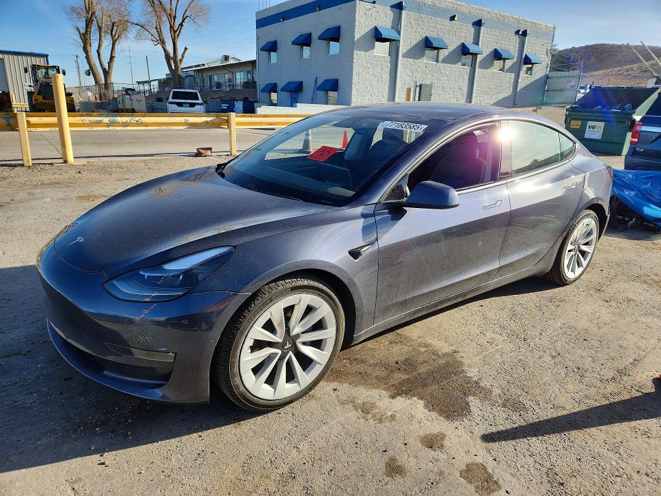 2021 TESLA MODEL 3 — VIN 5YJ3E1EB3MF915608