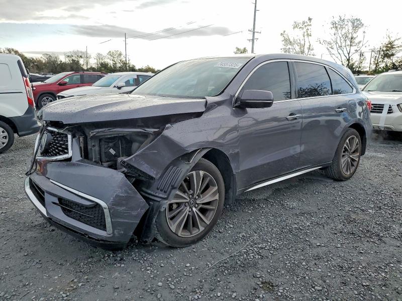 2019 ACURA MDX TECHNO — VIN 5J8YD3H5XKL012264