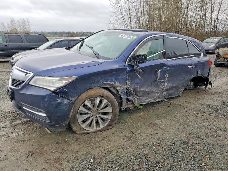 2015 ACURA MDX TECHNO — VIN 5FRYD4H48FB024500