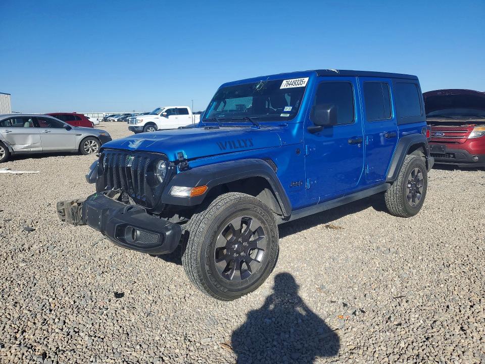 2022 JEEP WRANGLER UNLIMITED — VIN 1C4HJXDG4NW181351