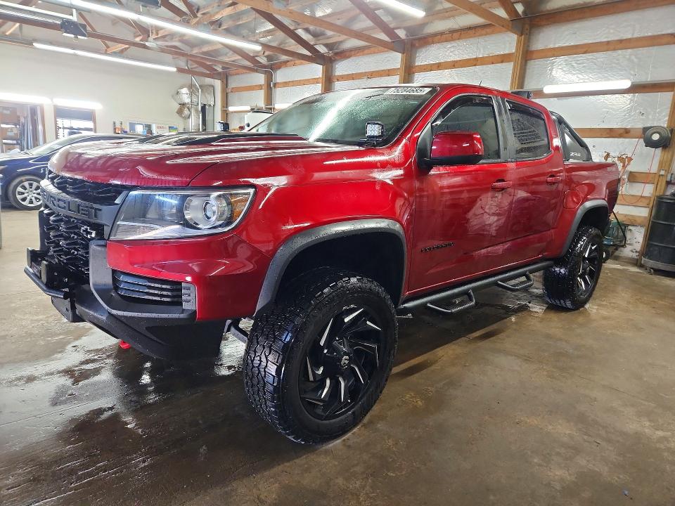 2021 CHEVROLET COLORADO — VIN 1GCGTEEN4M1293649