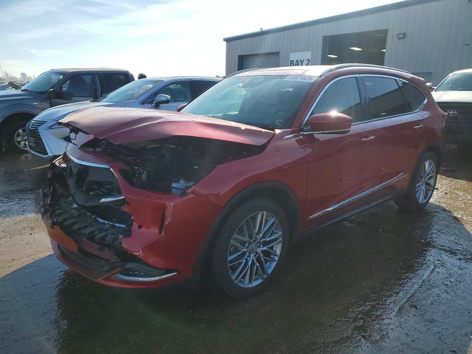 2022 ACURA MDX — VIN 5J8YE1H85NL016447