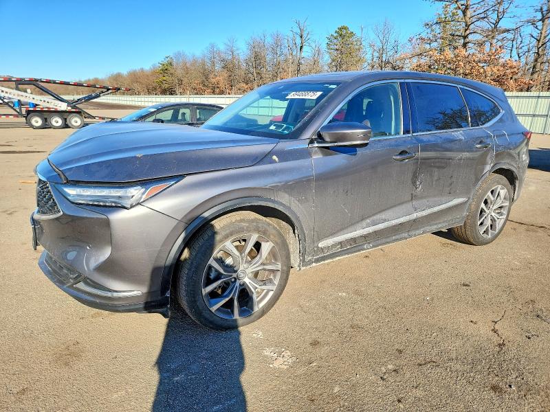 2022 ACURA MDX TECHNO — VIN 5J8YE1H49NL039260