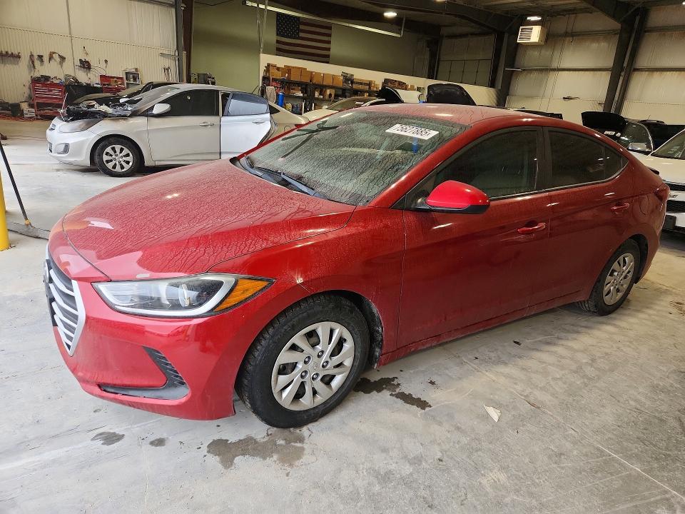 2018 HYUNDAI ELANTRA — VIN KMHD74LF2JU450968