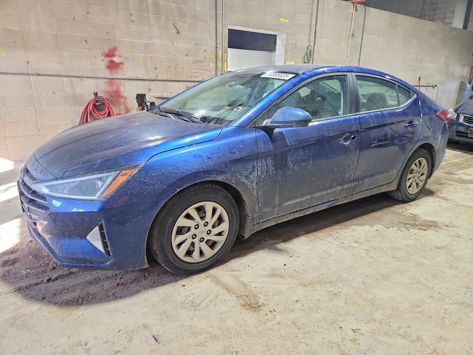 2019 HYUNDAI ELANTRA — VIN 5NPD74LFXKH481627