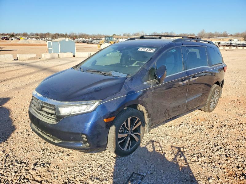 2022 HONDA ODYSSEY TO — VIN 5FNRL6H87NB001604