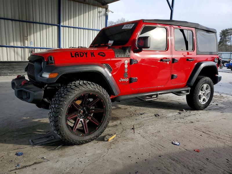 2018 JEEP WRANGLER UNLIMITED — VIN 1C4HJXDG9JW167407
