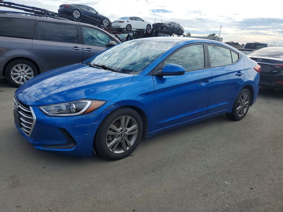 2018 HYUNDAI ELANTRA — VIN 5NPD84LF5JH316080