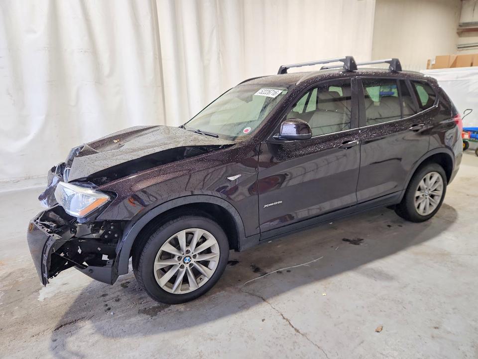 2016 BMW X3 — VIN 5UXWX9C52G0D72985