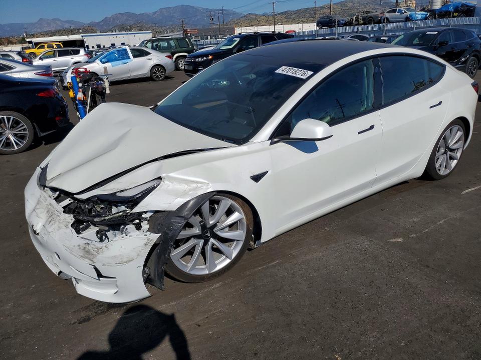 2022 TESLA MODEL 3 — VIN 5YJ3E1EA7NF375186