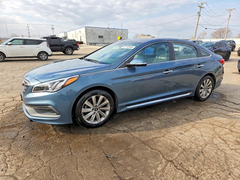 2017 HYUNDAI SONATA — VIN 5NPE34AF4HH574722