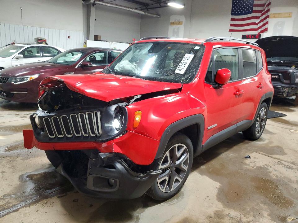 2018 JEEP RENEGADE — VIN ZACCJABB3JPG86187