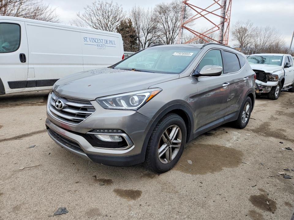 2018 HYUNDAI SANTA FE S — VIN 5NMZUDLB3JH062137