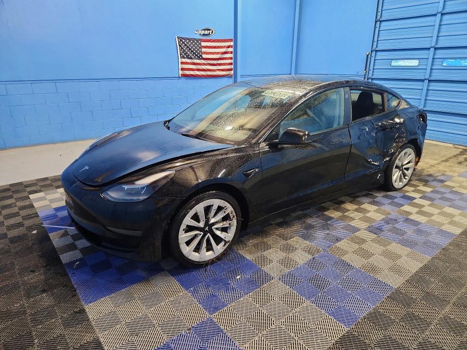 2022 TESLA MODEL 3 — VIN 5YJ3E1EA7NF372109
