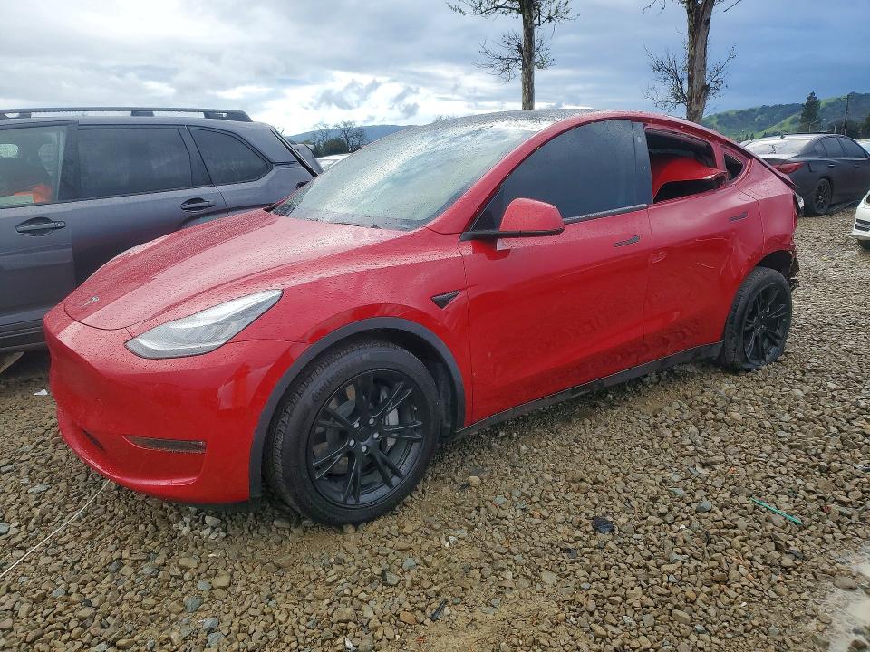 2021 TESLA MODEL Y — VIN 5YJYGDEE6MF083709