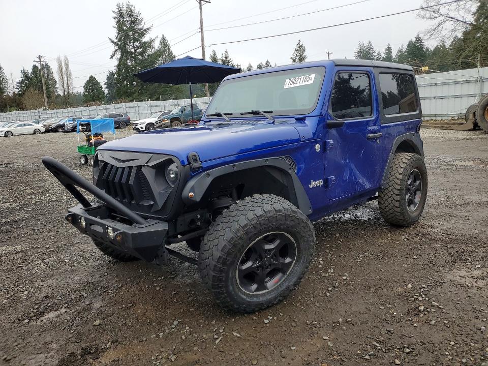 2019 JEEP WRANGLER — VIN 1C4GJXAG4KW615375