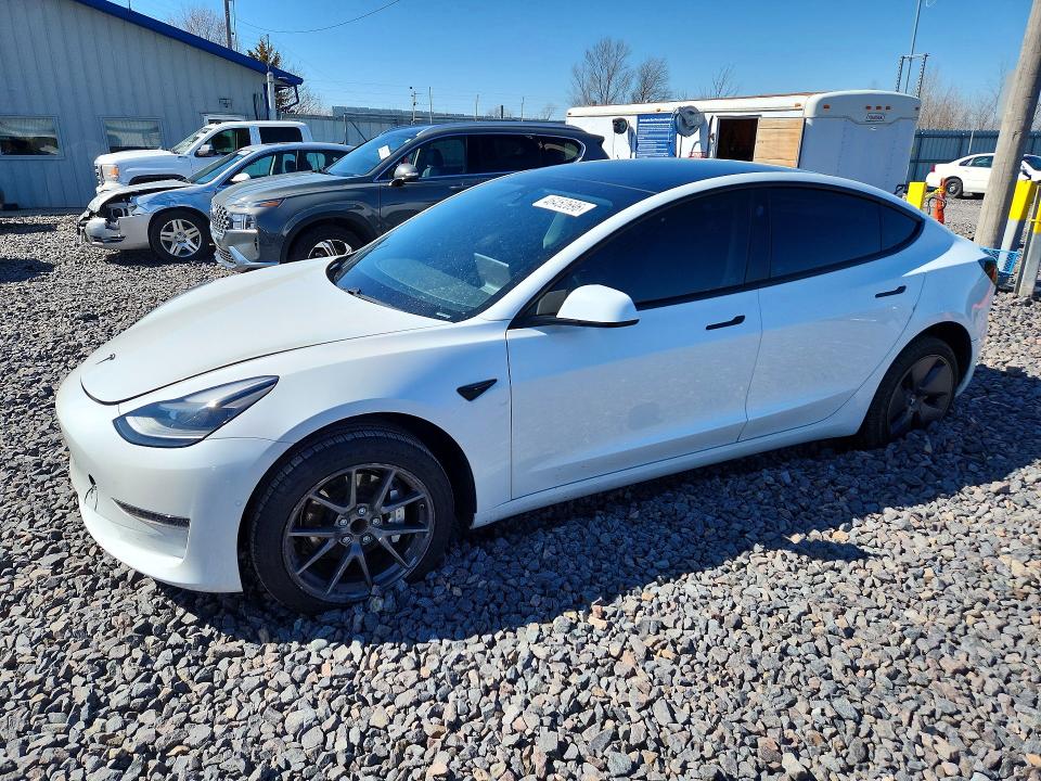 2021 TESLA MODEL 3 — VIN 5YJ3E1EA8MF083593