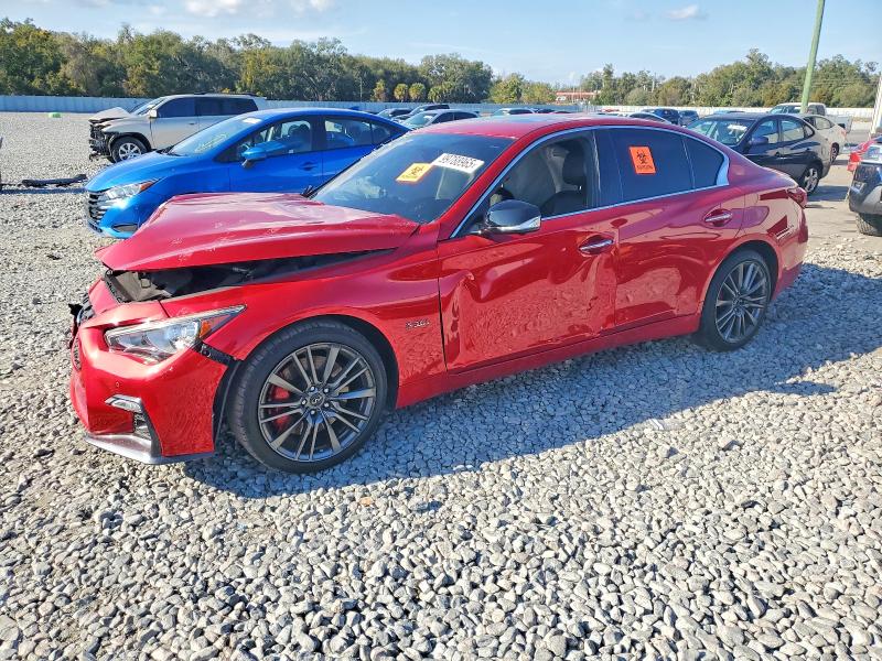 2018 INFINITI Q50 RED SP — VIN JN1FV7AR0JM700129