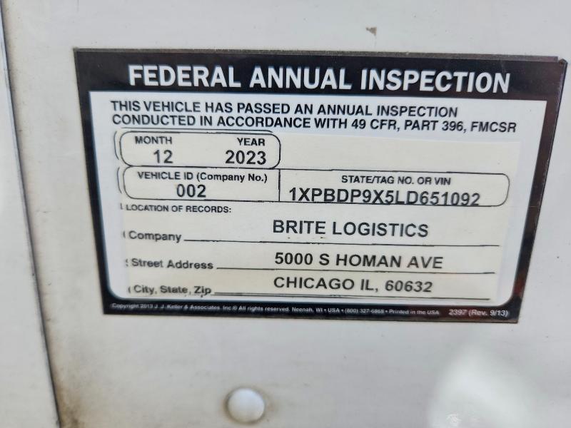 1XPBDP9X5LD651092