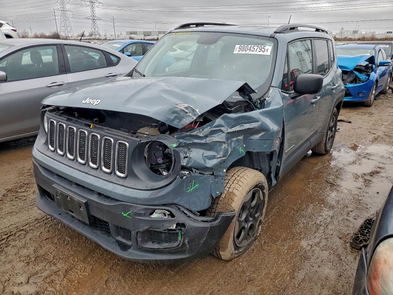 2018 JEEP RENEGADE S — VIN ZACCJBAB4JPH11606
