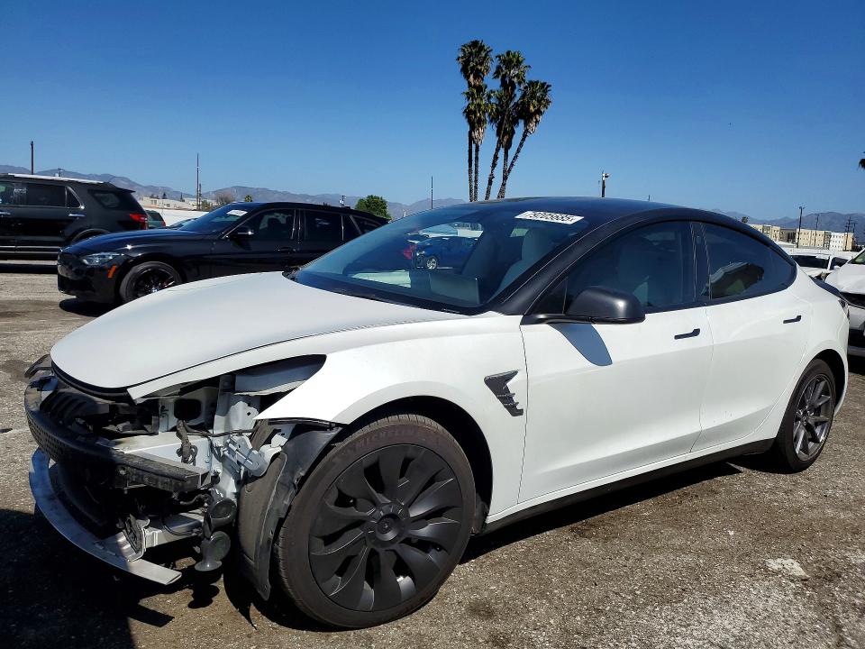 2022 TESLA MODEL 3 — VIN 5YJ3E1EB6NF258594