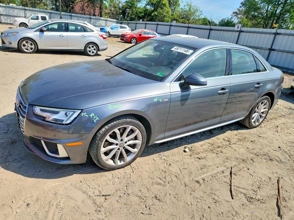 2019 AUDI A4 — VIN WAUENAF44KN015336