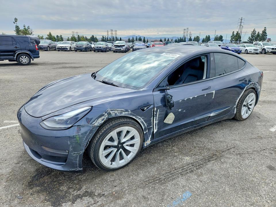 2022 TESLA MODEL 3 — VIN 5YJ3E1EB0NF228152