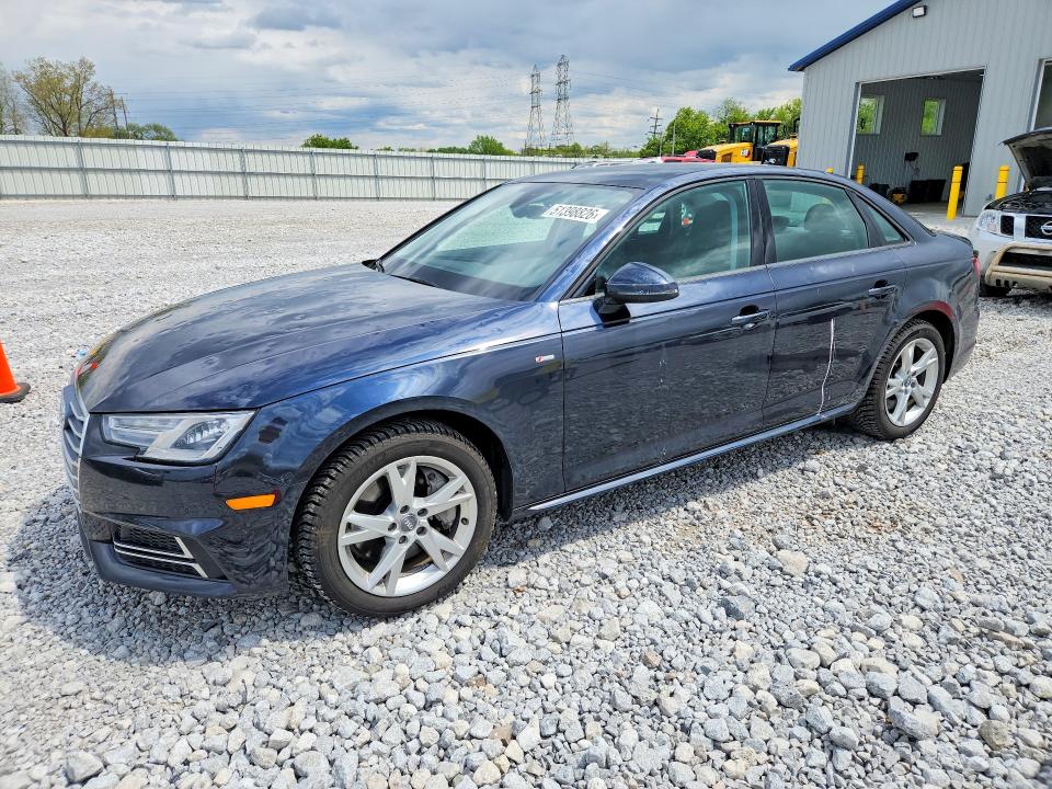 2018 AUDI A4 — VIN WAUDNAF48JN009825