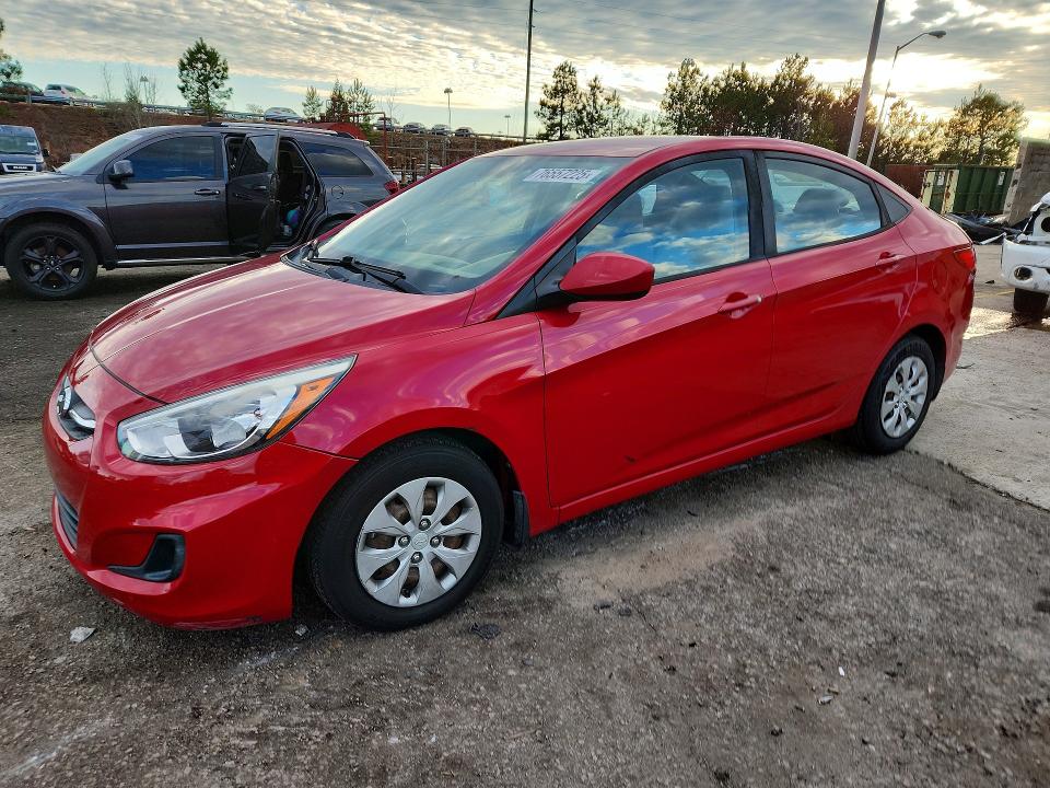 2016 HYUNDAI ACCENT — VIN KMHCT4AEXGU106069