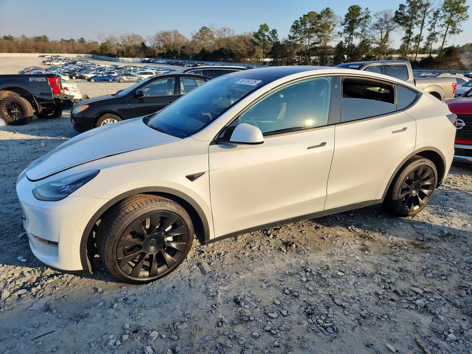 2022 TESLA MODEL Y — VIN 7SAYGDEEXNF364089