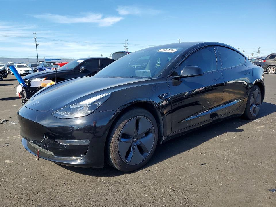 2022 TESLA MODEL 3 — VIN 5YJ3E1EA5NF124649