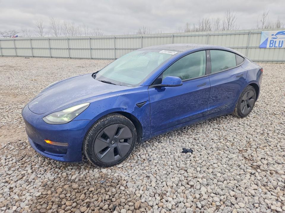 2022 TESLA MODEL 3 — VIN 5YJ3E1EA8NF287103