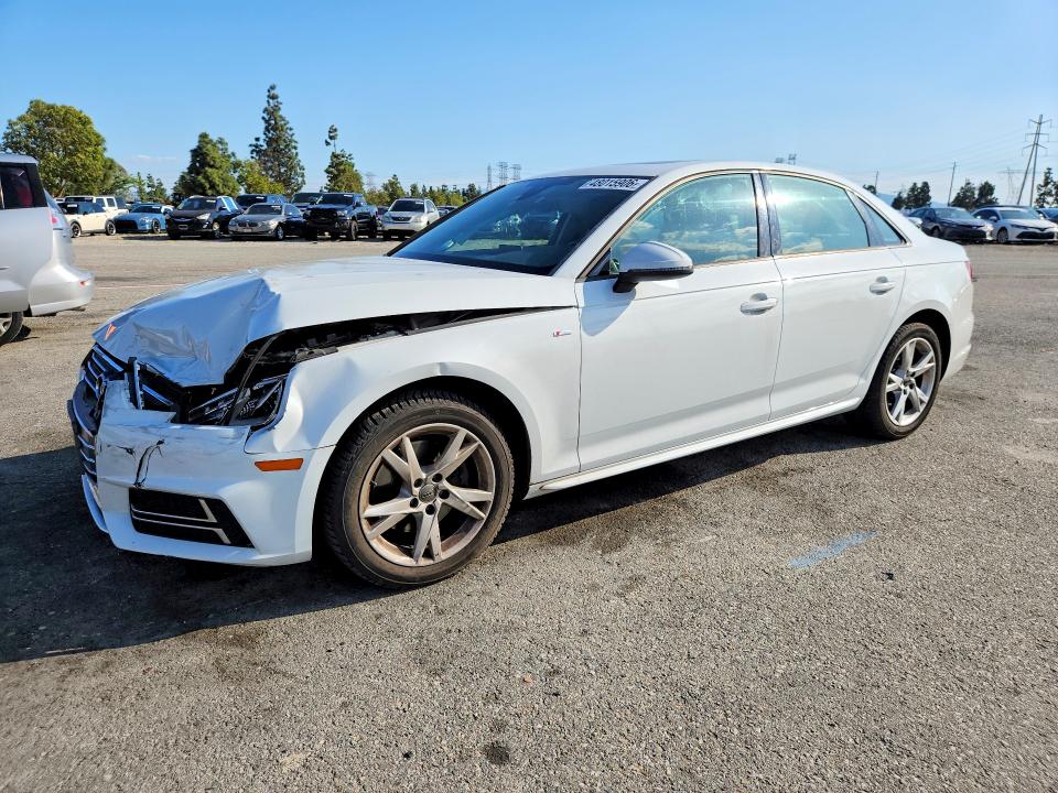 2018 AUDI A4 — VIN WAUKMAF4XJA210403
