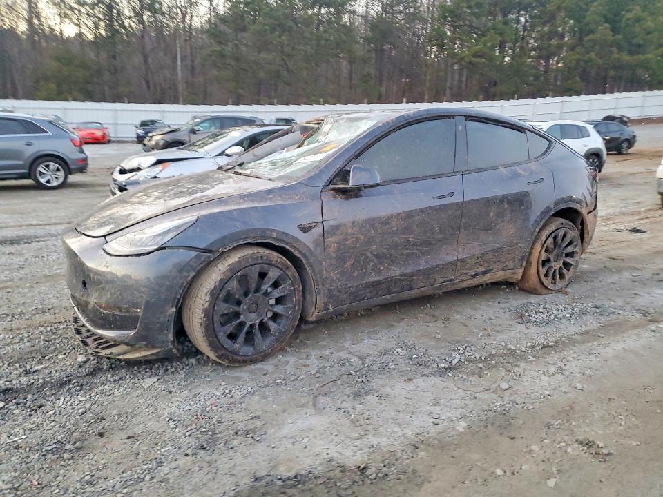 2022 TESLA MODEL Y — VIN 7SAYGDEE0NA006545