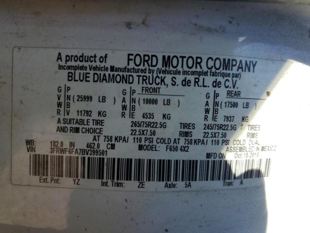 3FRWF6FA7BV399501