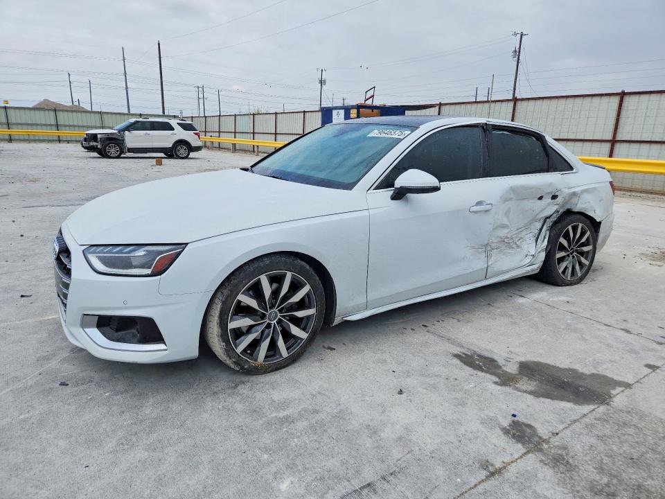 2021 AUDI A4 — VIN WAUBBAF46MA014596
