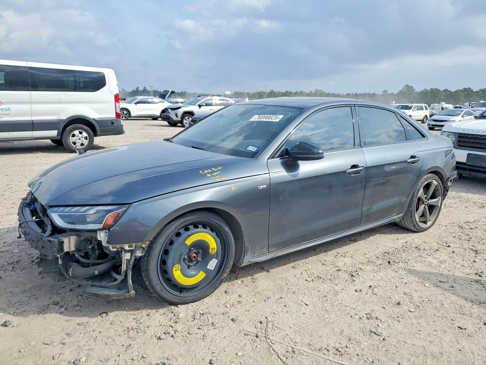 2022 AUDI A4 — VIN WAUEAAF49NA008101
