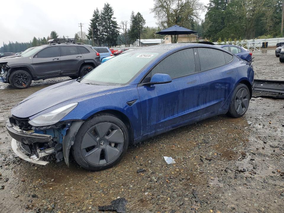 2021 TESLA MODEL 3 — VIN 5YJ3E1EB6MF937599