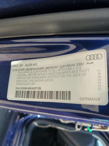 WAUGMAF40KA037109