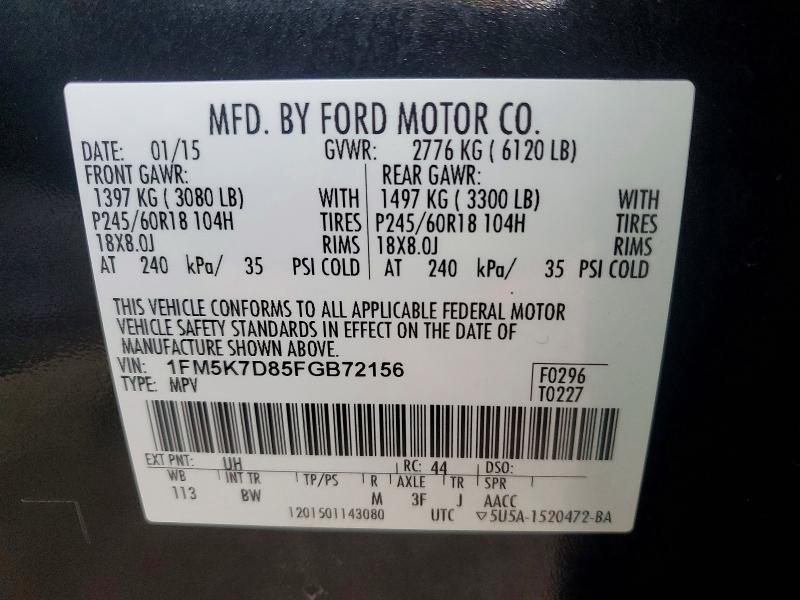 1FM5K7D85FGB72156