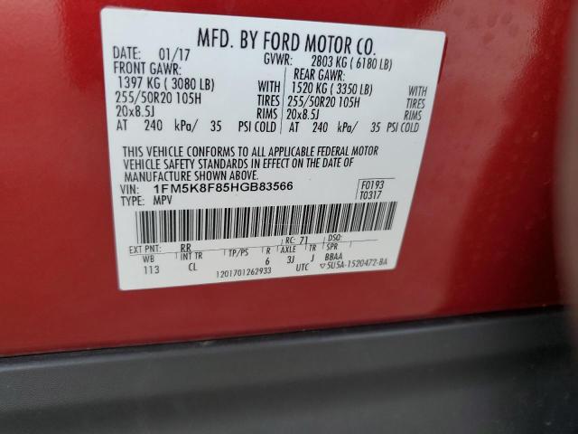1FM5K8F85HGB83566