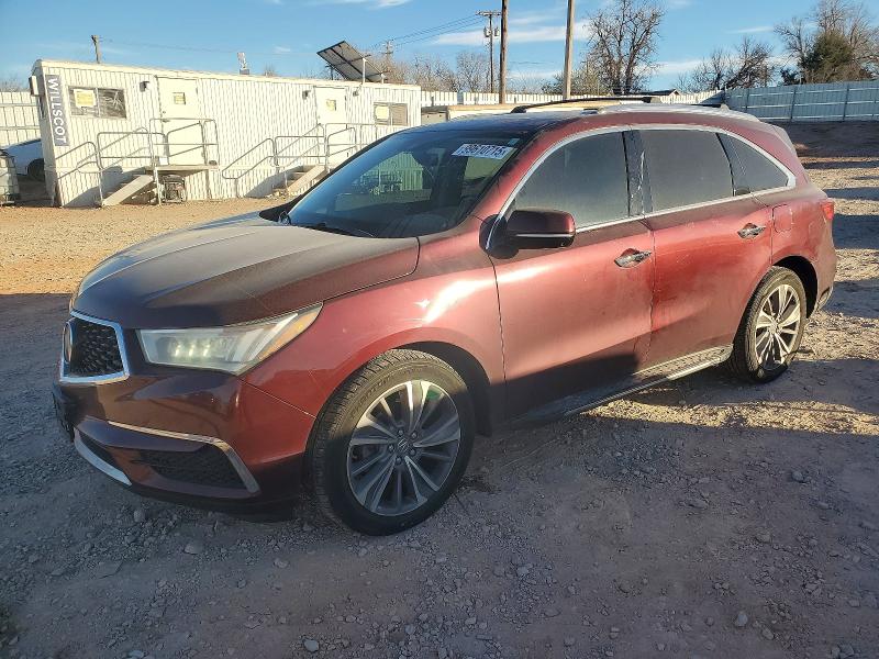2018 ACURA MDX TECHNO — VIN 5J8YD4H54JL015620
